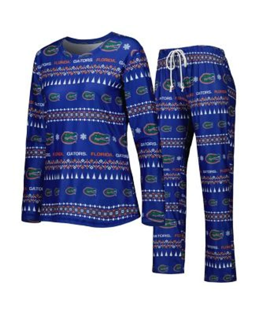Concepts Sport Women's Royal Florida Gators Flurry Ugly Sweater