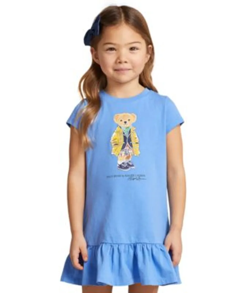 Polo Ralph Lauren Toddler and Little Girls Short Sleeves Polo Bear