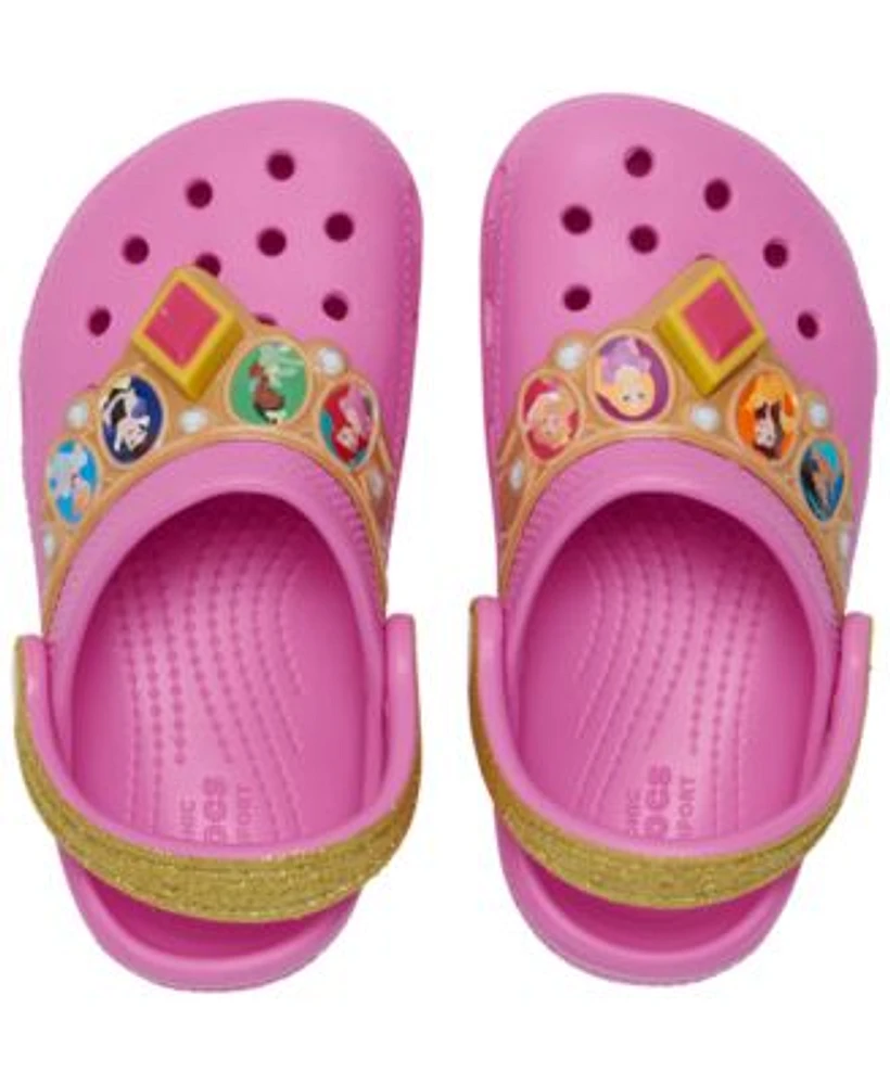Crocs Toddler Girls Classic Disney Princess LightUp Clogs from Finish