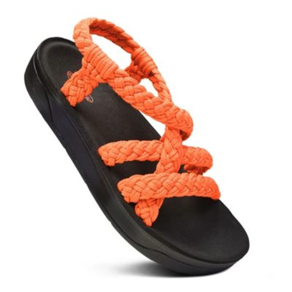Macy's hotsell orange sandals