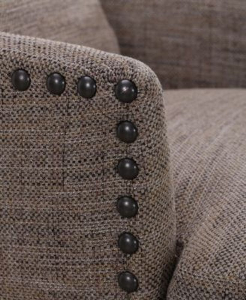 Furniture Roselake Fabric Accent Chair & Ottoman Set, Created for Macy's Mall of America®