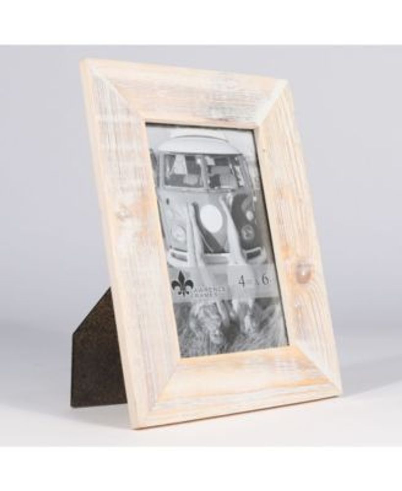 Lawrence Frames Sarasota Whitewash and Weathered Natural Wood Picture