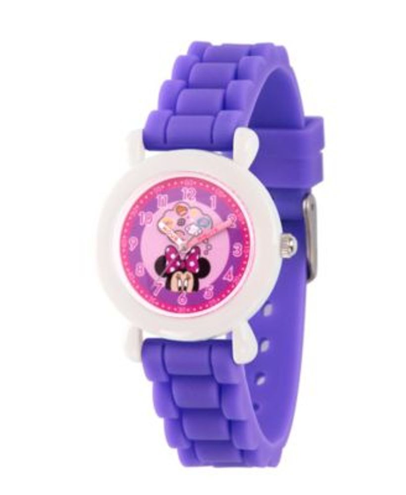 Ewatchfactory Girl s Disney Minnie Mouse Purple Plastic Time