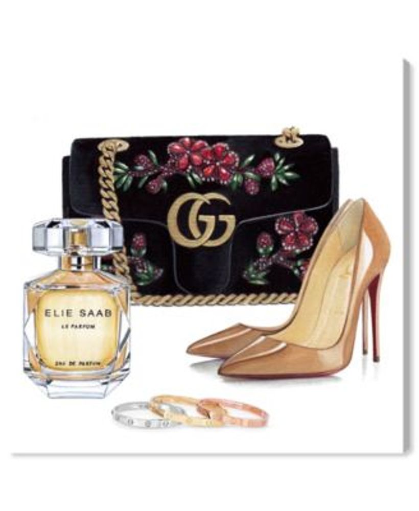 Oliver Gal Doll Memories Perfume and Shoes Canvas Art 16