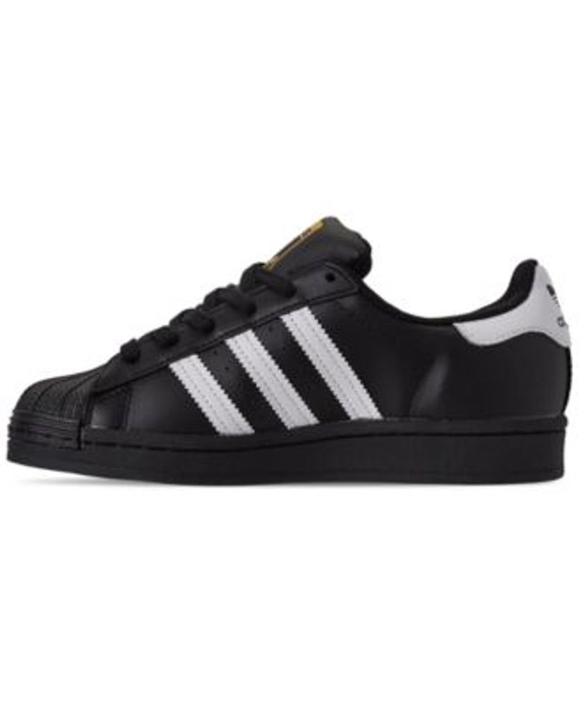 Adidas boys' superstar casual sneakers from finish best sale line