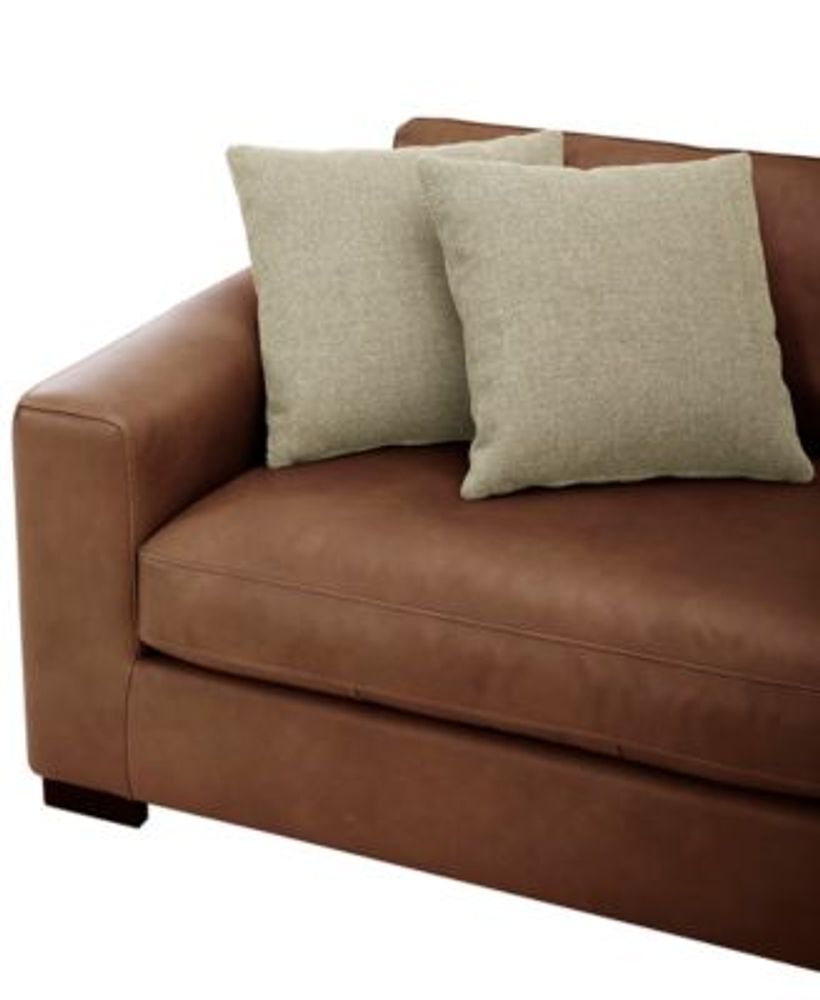 Chelby outlet leather sofa