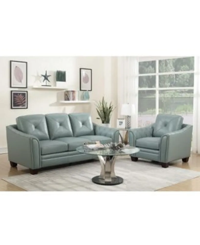 Nice Link Jaira Tufted Leather Club Chair Mall of America