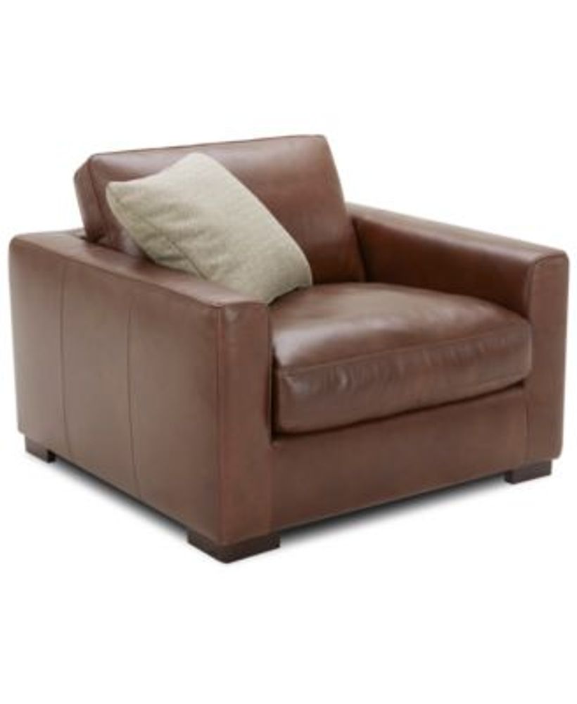 Chelby leather outlet sofa