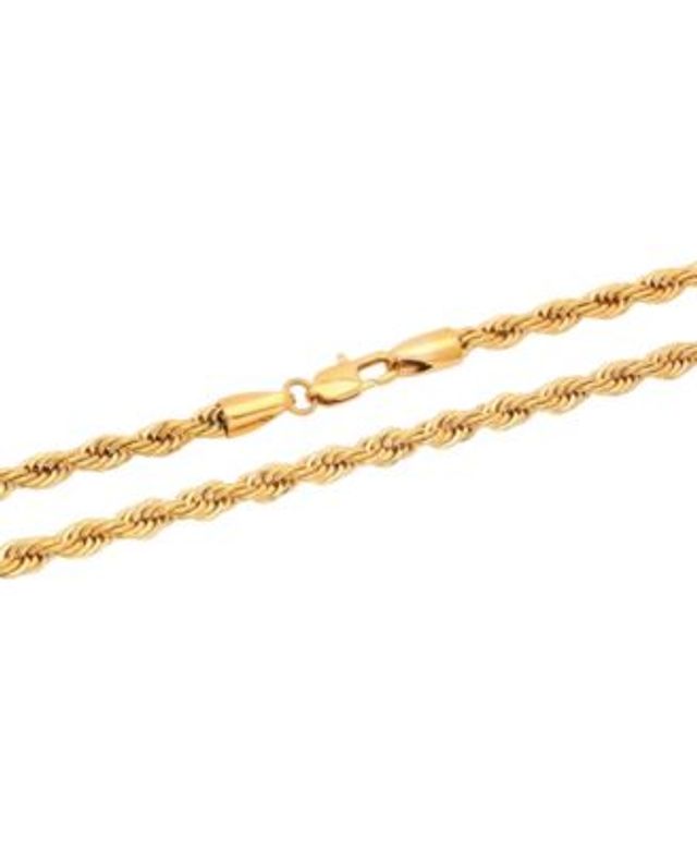 Macys mens new arrivals gold rope chain