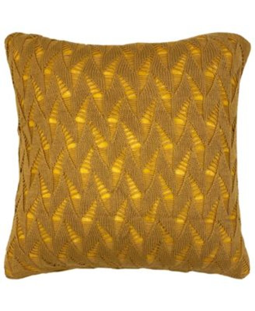 Mod Lifestyles Cotton Knit Pillow Zipper Enclosure, 18" Square