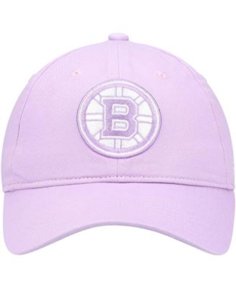 Adidas Men s Purple Boston Bruins 2021 Hockey Fights Cancer Slouch