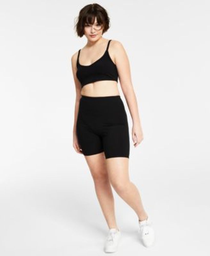 Macys biker shorts hot sale