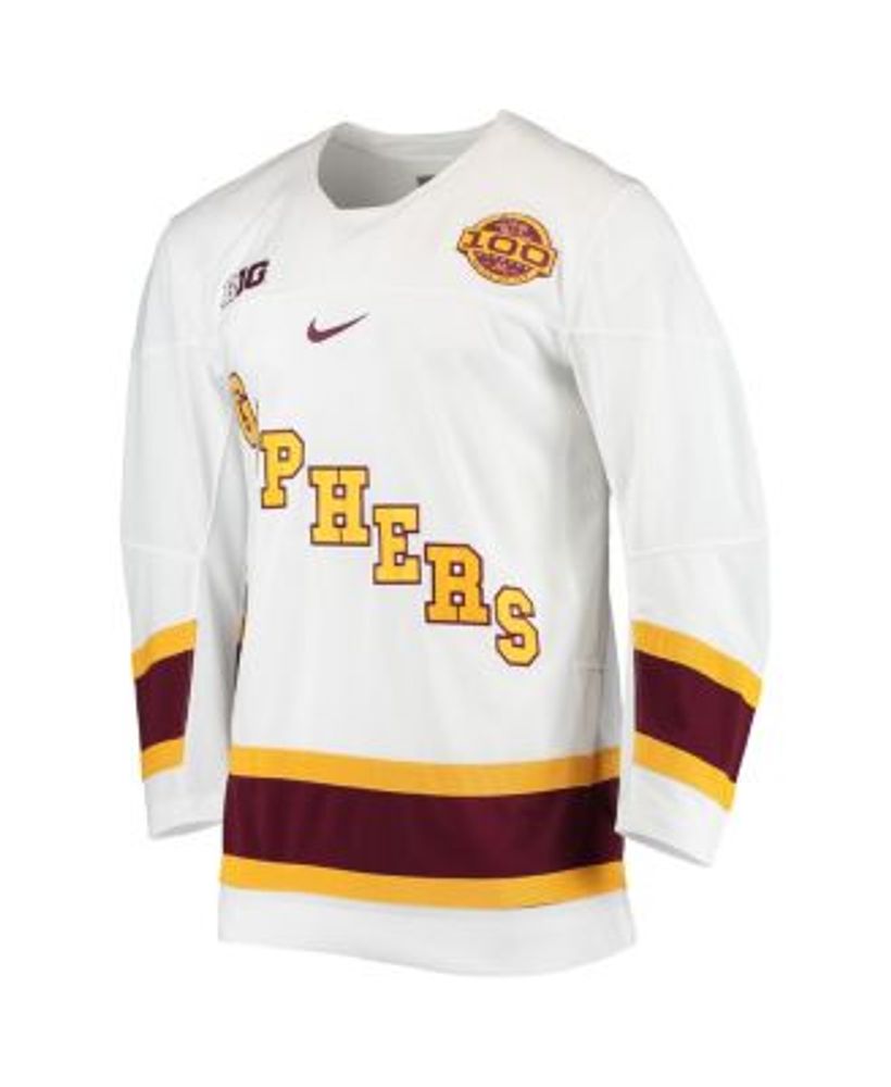 Nike Men s White Minnesota Golden Gophers 100 Seasons Replica