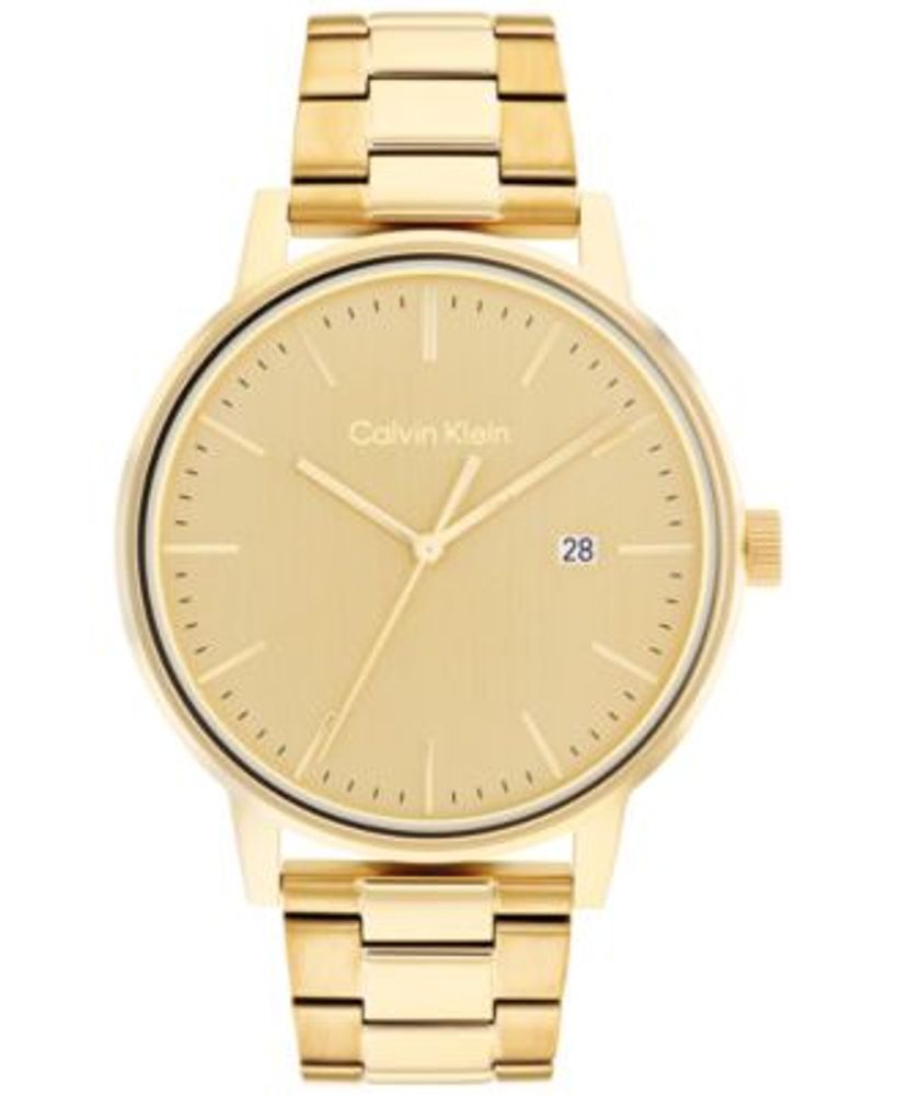 Calvin Klein Gold Tone Bracelet Watch 43mm MainPlace Mall