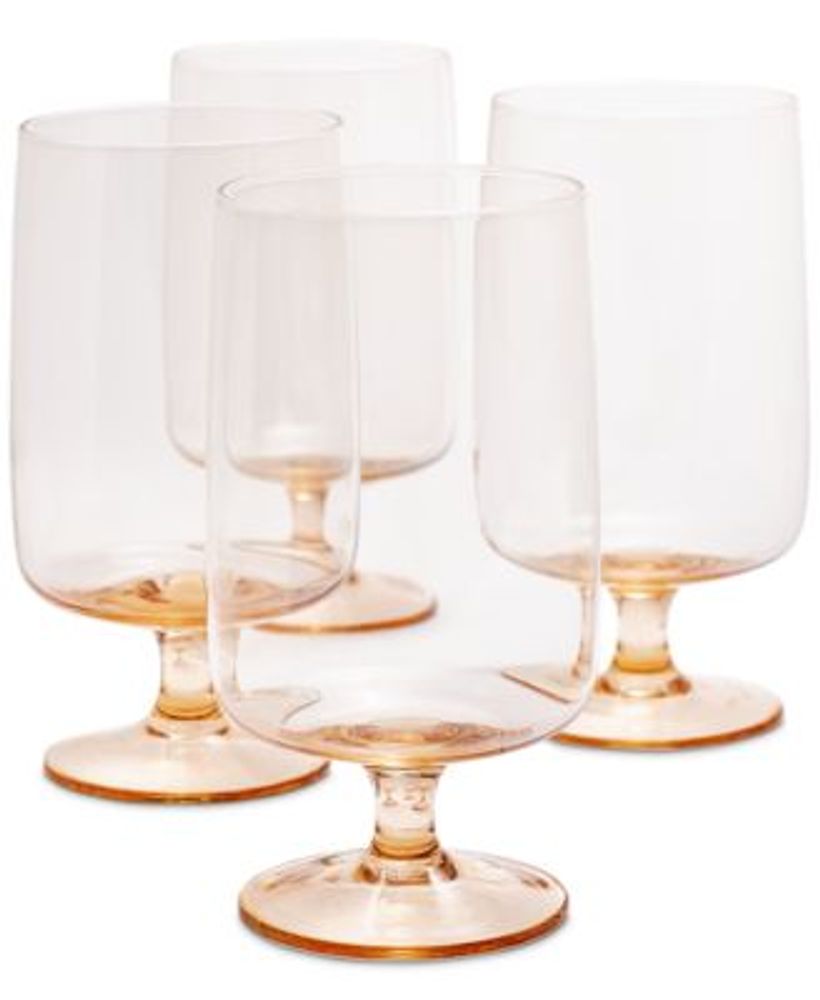 Oake Stackable Water Glasses, Set of 4, Created for Macy's Mall of