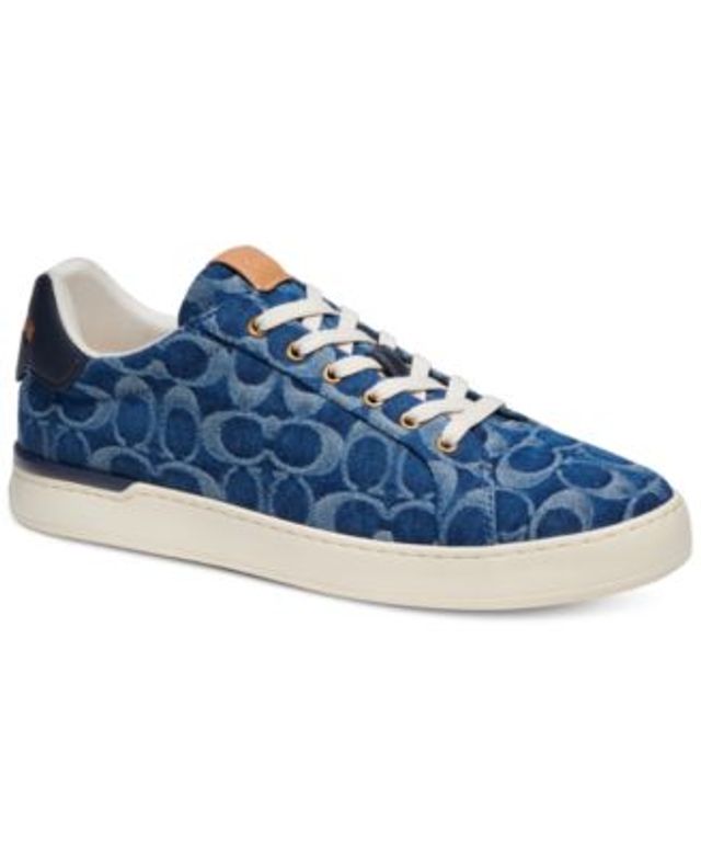Coach blue sneakers store