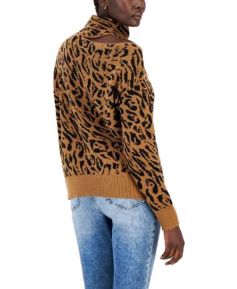 Macy's leopard sweater online
