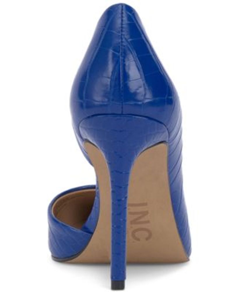 Macys blue pumps hot sale