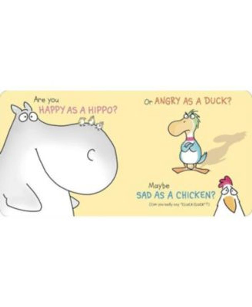 Happy Hippo, Angry Duck: A Book Of Moods By Sandra Boynton - Board Book, Very Good Condition