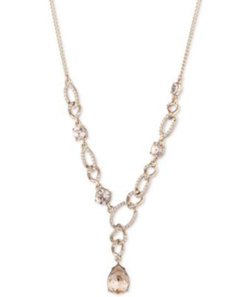 Givenchy crystal lariat necklace sales