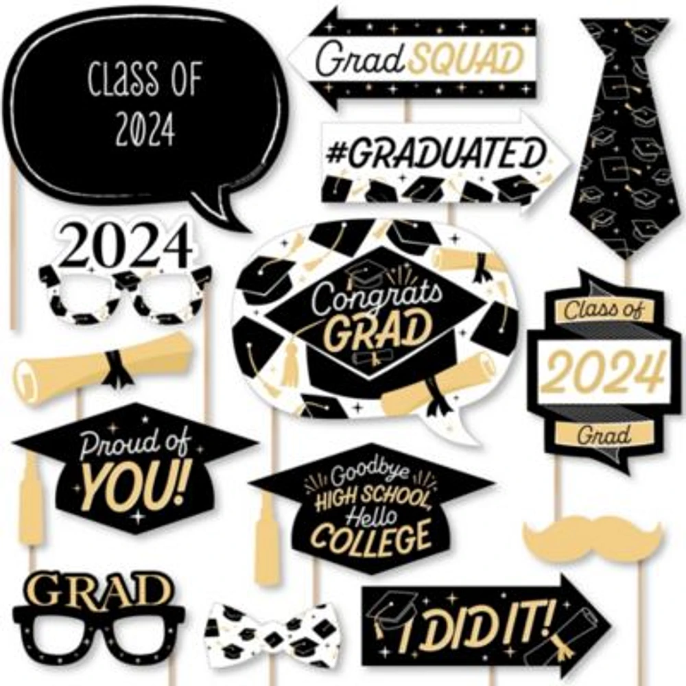 Big Dot of Happiness Goodbye High School, Hello College - 2023 Grad ...