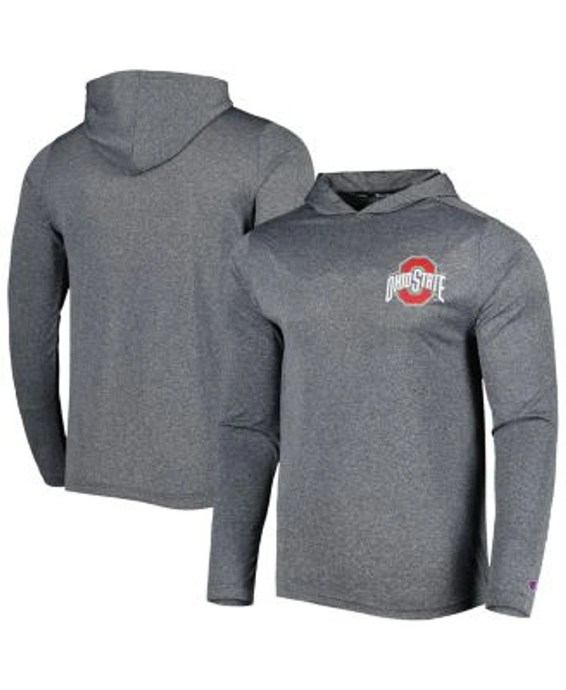 Knights Apparel Men s Champion Gray Ohio State Buckeyes Hoodie