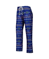 Concepts Sport Women's Royal Florida Gators Flurry Ugly Sweater