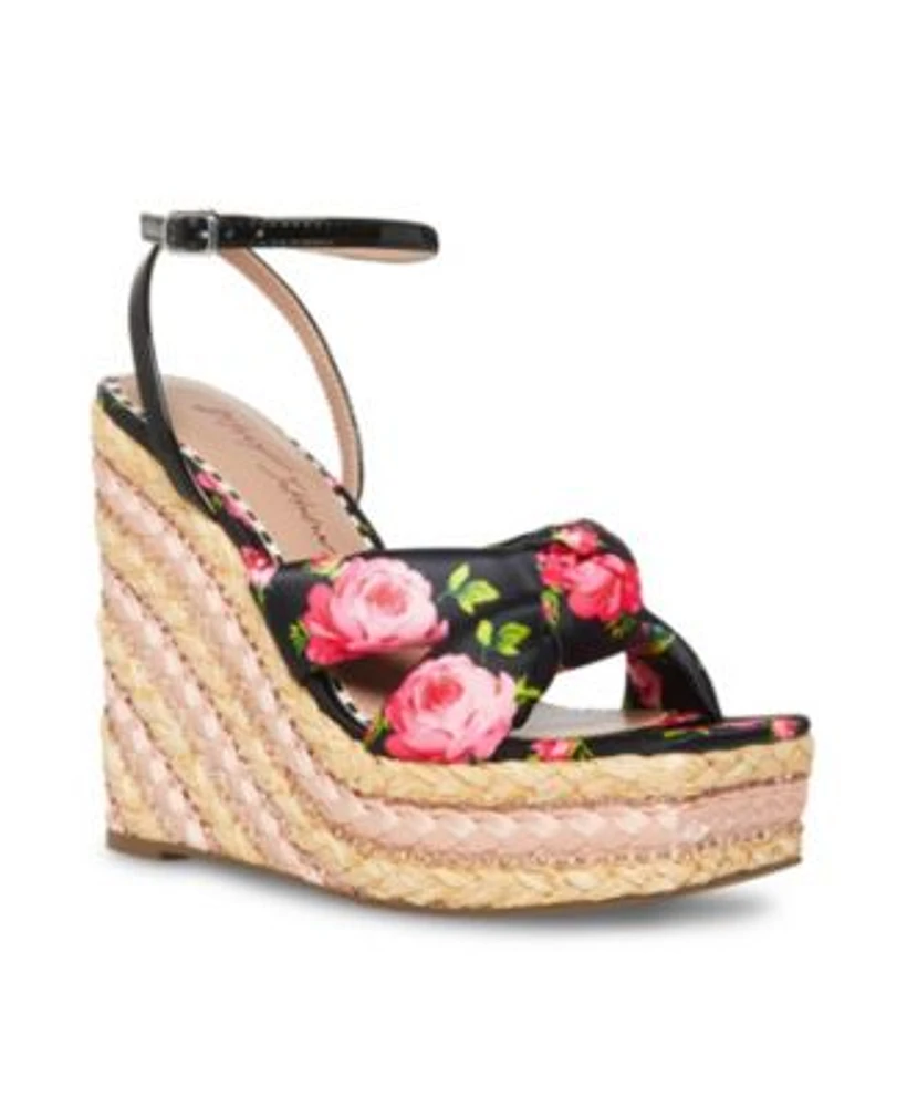 Betsey johnson floral sandals sales