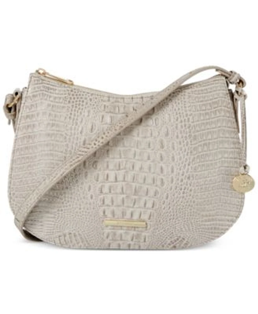 Brahmin white outlet crossbody