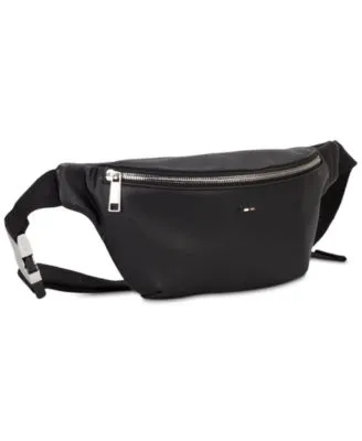 GUESS Men's Ederlo Compact Faux-Leather Belt Bag | The Shops at