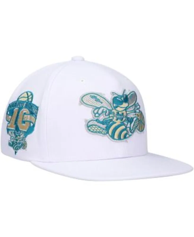 Mitchell & Ness Men's White Charlotte Hornets Hardwood Classics ...