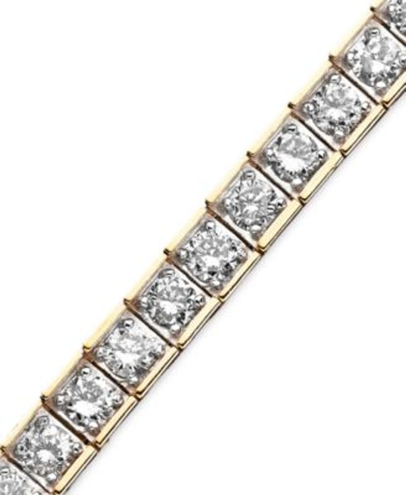 Macy's Diamond Bracelet in 10k Gold (5 ct. t.w.) Mall of America®