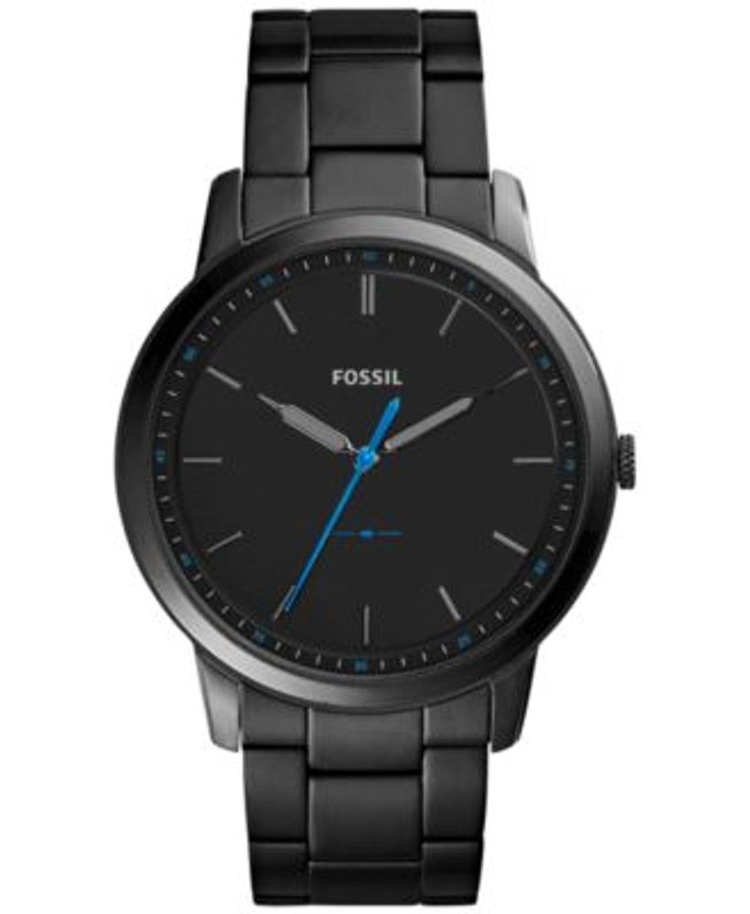 Fossil Men's The Minimalist Black Stainless Steel Bracelet Watch