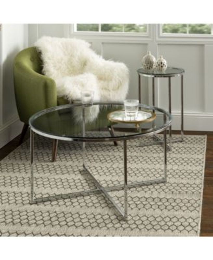 Walker Edison 2Piece Round Coffee Table Set Mall of America®