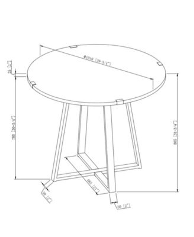 Walker Edison 40" Round Dining Table Mall of America®