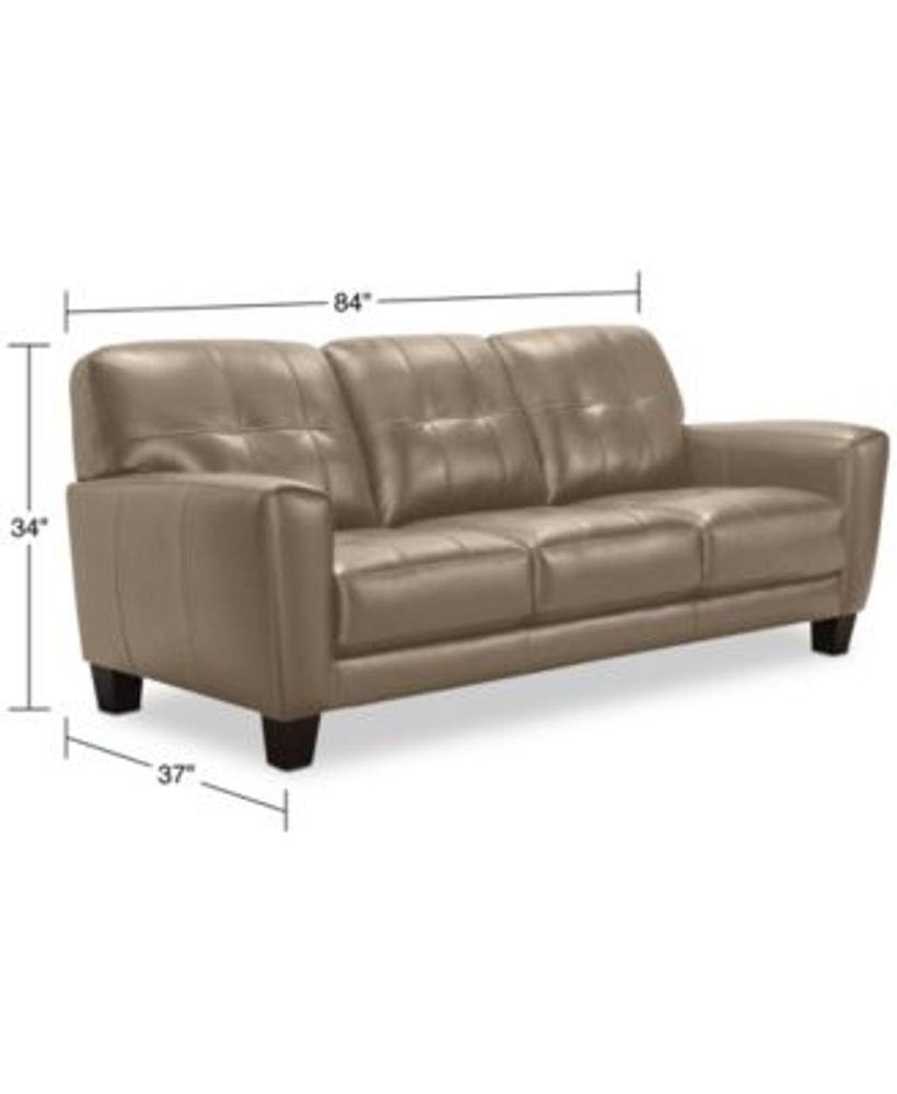 Kaleb tufted new arrivals leather recliner