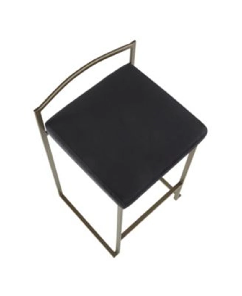 Lumisource Fuji Antique Counter Stool, Set of 2 Mall of America®