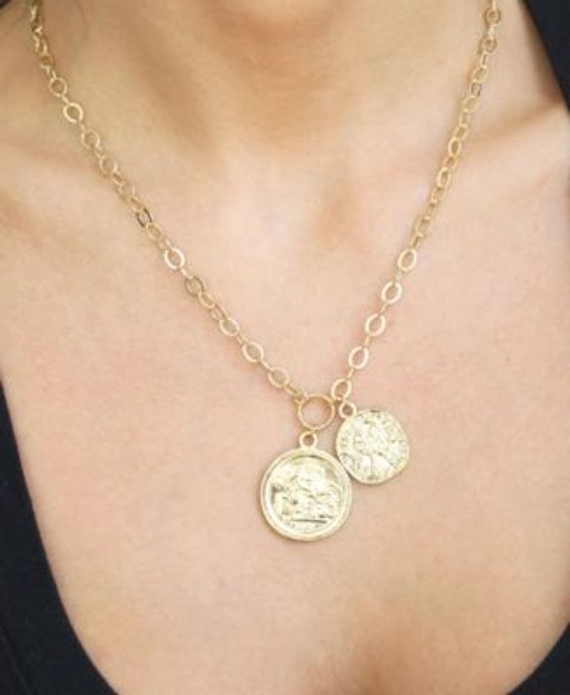 ETTIKA The Adventurer Double Gold Coin Necklace Mall of America