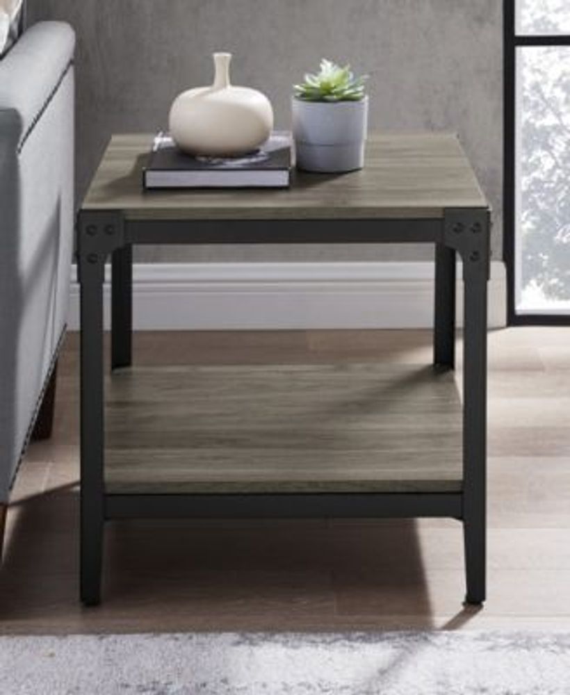 Walker Edison Rustic Wood End Side Table, Set Of 2 | Mall of America®