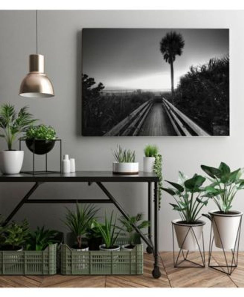 Giant Art 40" x 30" Beach Walk Museum Mounted Canvas Print Mall of