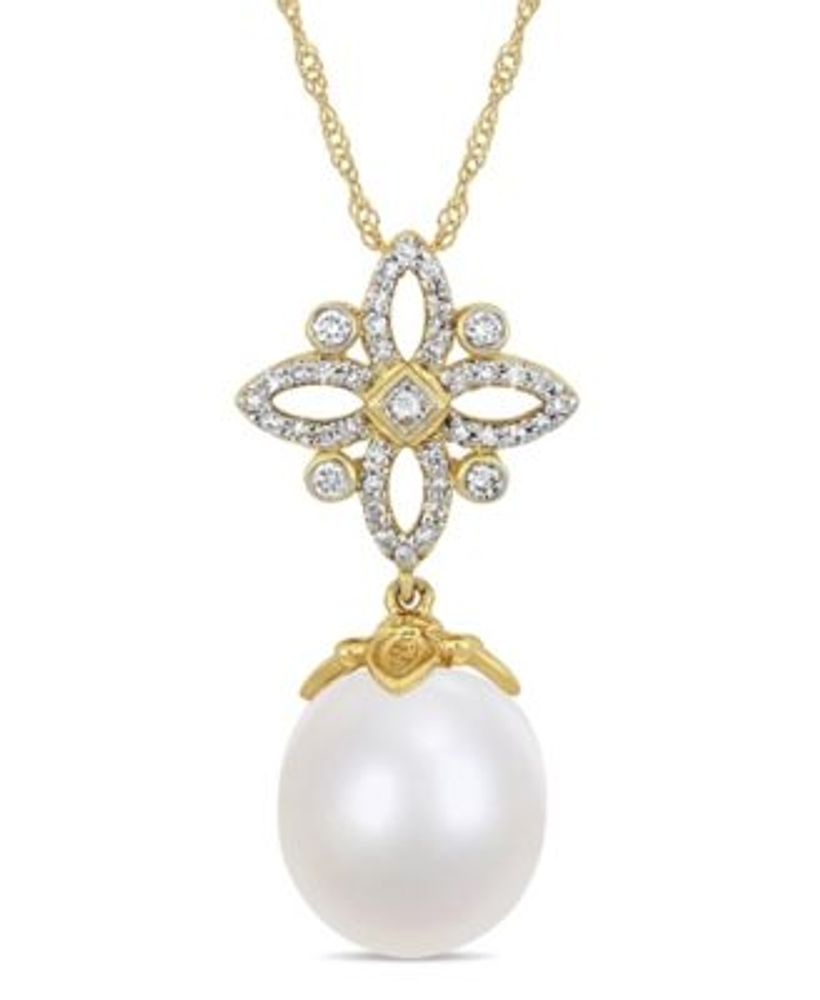Tahitian pearl sales necklace macys
