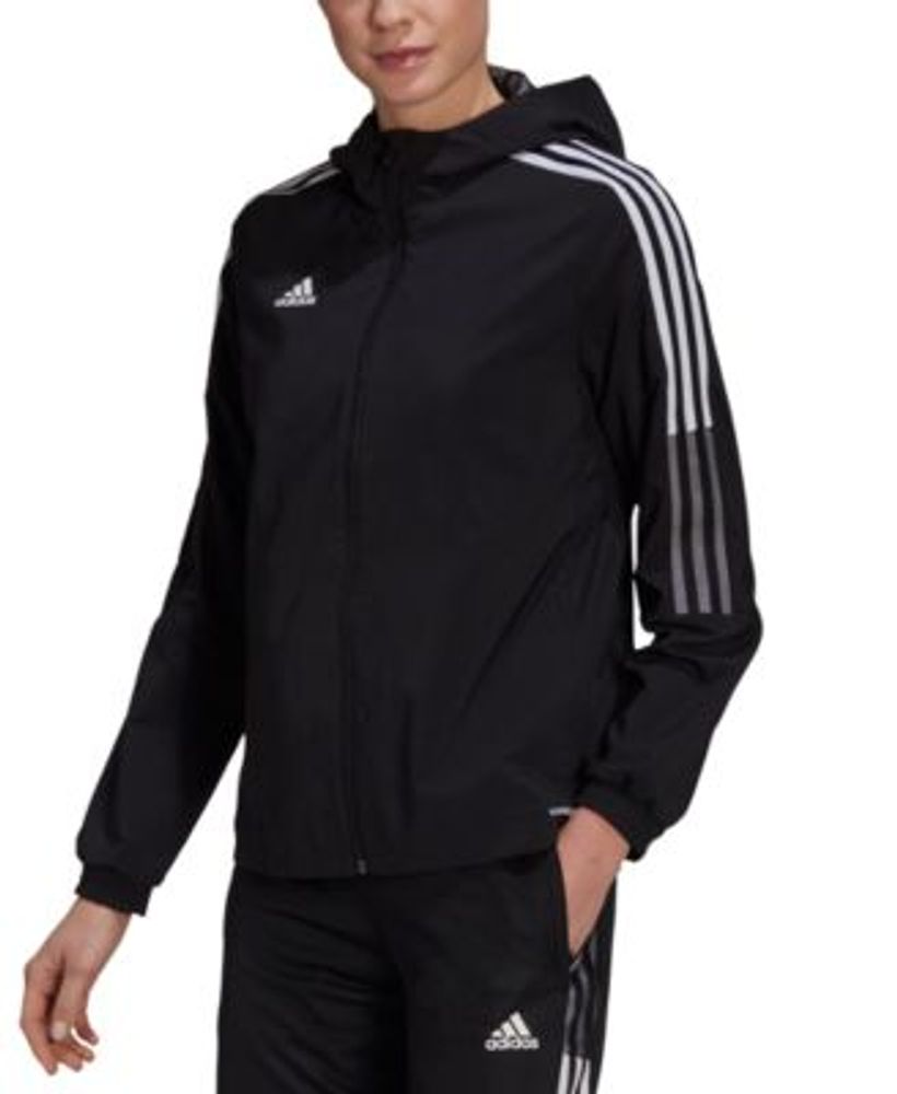 Adidas new arrivals windbreaker macys