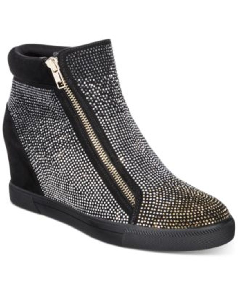 INC International Concepts Women s Dollie Wedge Sneakers Created