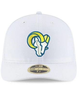 New Era Men's White Los Angeles Rams Alternate Logo Omaha Low Profile ...