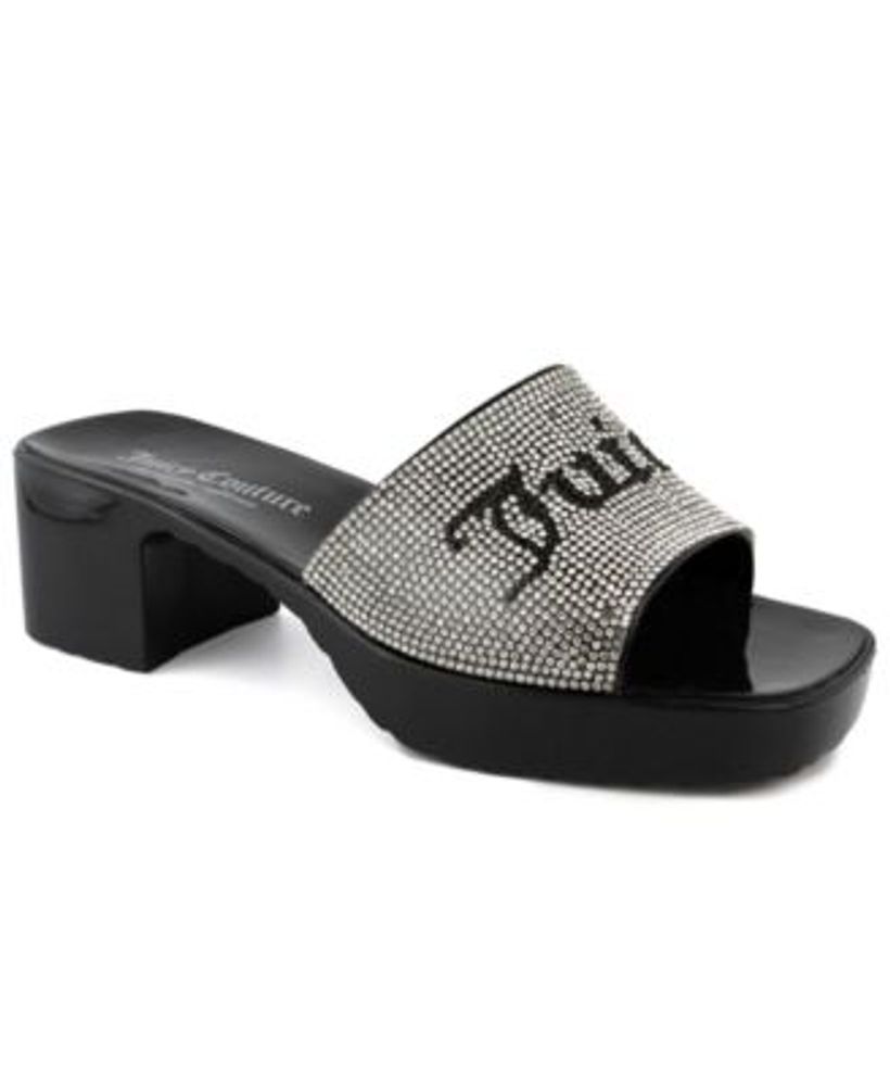 Juicy Couture Women s Harmona Slip On Glitz Dress Sandals