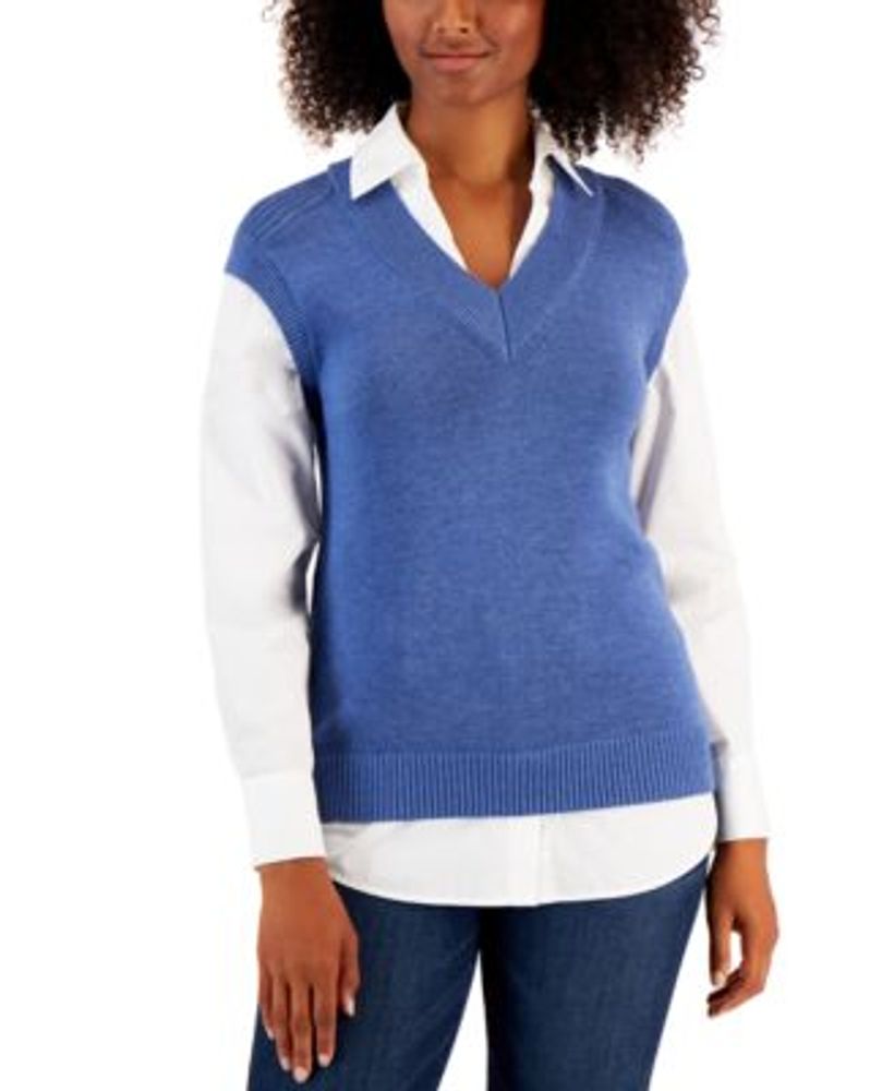 layered loose cardigan　melt the lady