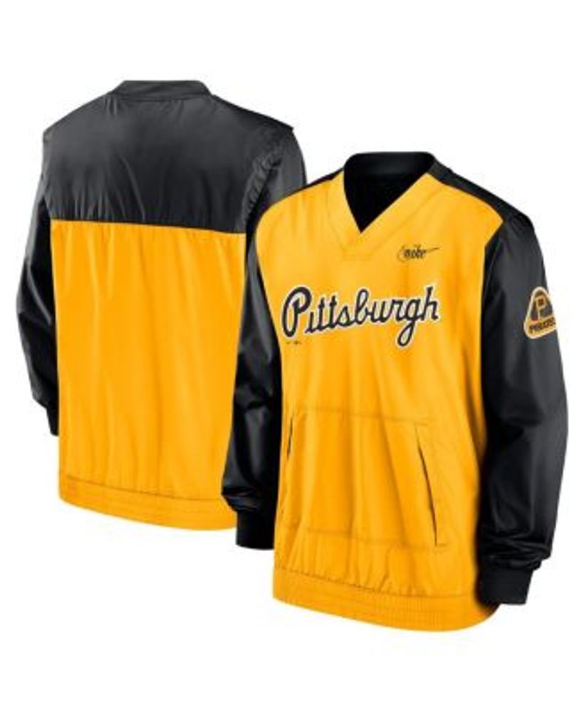 Nike Men's Black, Gold Pittsburgh Pirates Cooperstown Collection V