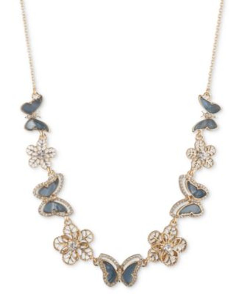 Butterfly statement necklace hotsell