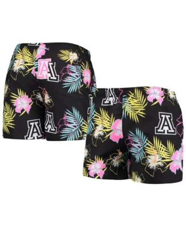 FOCO Men's Black Texas A&M Aggies Neon Floral Swim Trunks