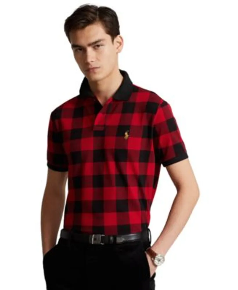 Polo Ralph Lauren Men's Custom Slim Fit Buffalo Check Polo Shirt